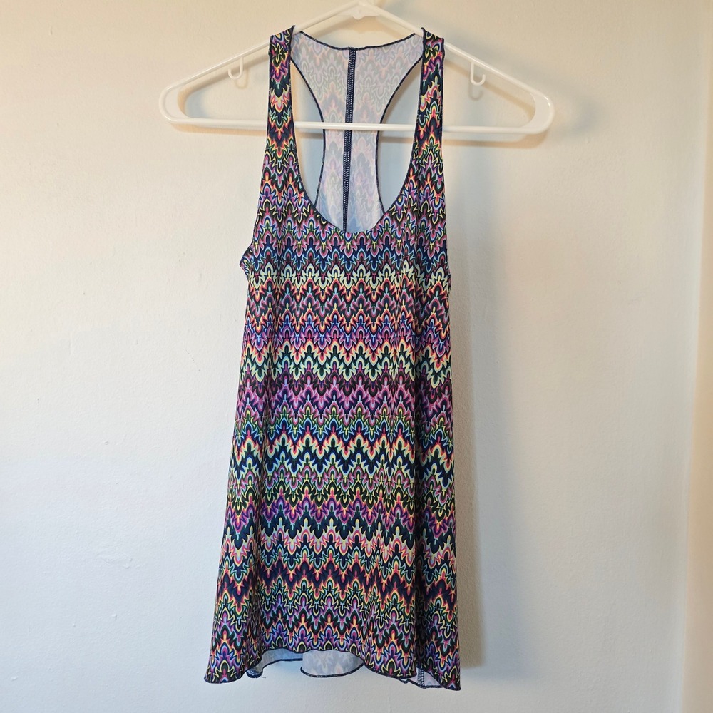 Prismsport Tank Top Womens Small Multi Color Racerback